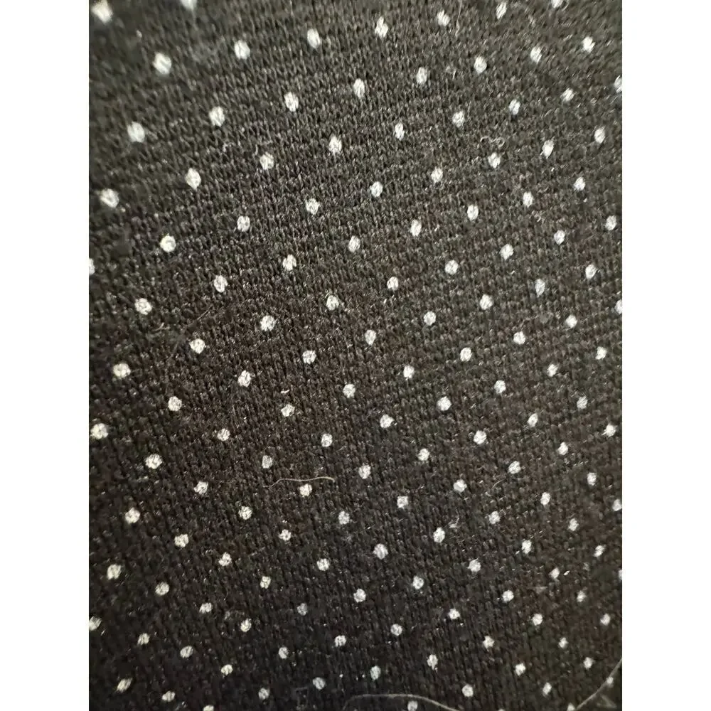 GAP Dress Womens Black White Polka Dot Fit & Flare Dress Retro Size 14 - Picture 4 of 4